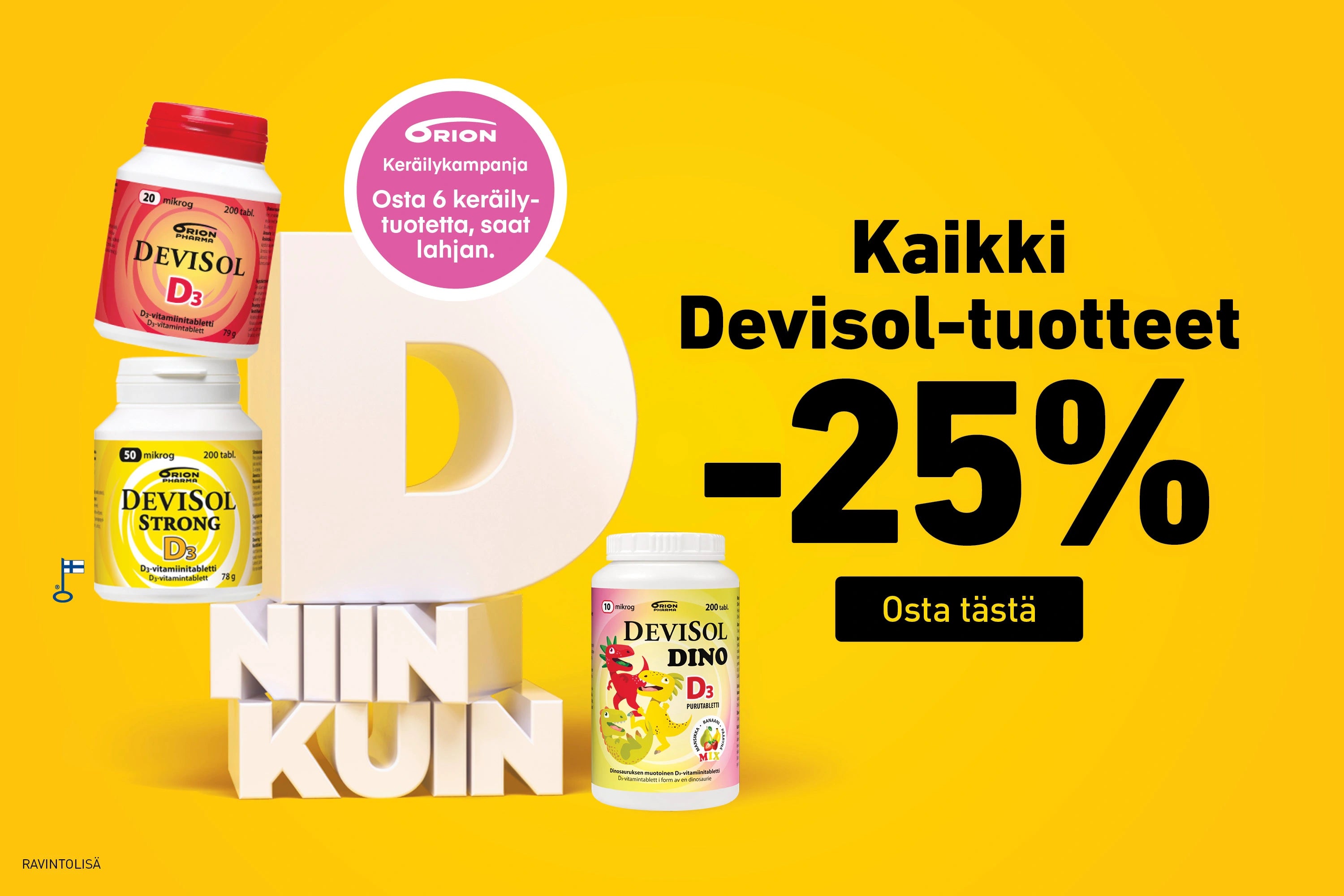 Devisol-sarja -25% lokakuun ajan