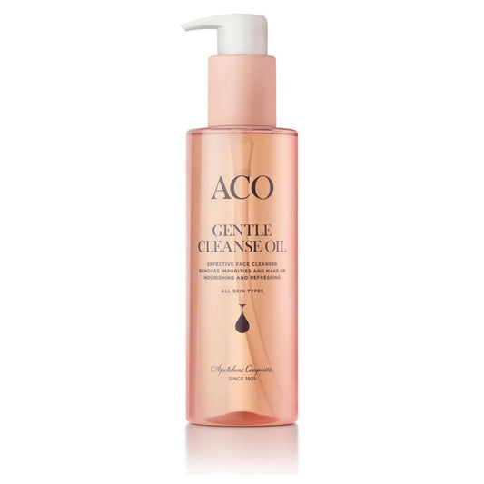 ACO Face Gentle Cleanse Oil hellävarainen puhdistusöljy 150 ml puhdistaa meikin ja lian kasvoilta