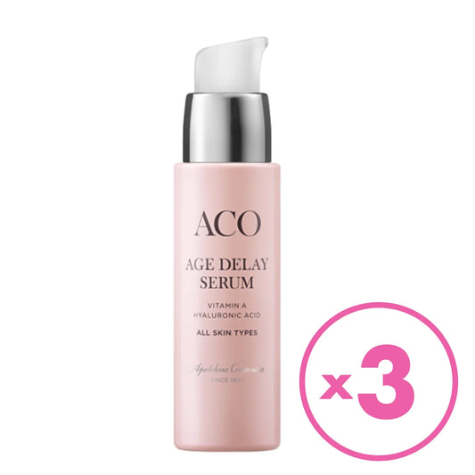 ACO Age Delay Serum Syväkosteuttava Seerumi 30 ml – Tehokas anti-age-seerumi kaikille ihotyypeille