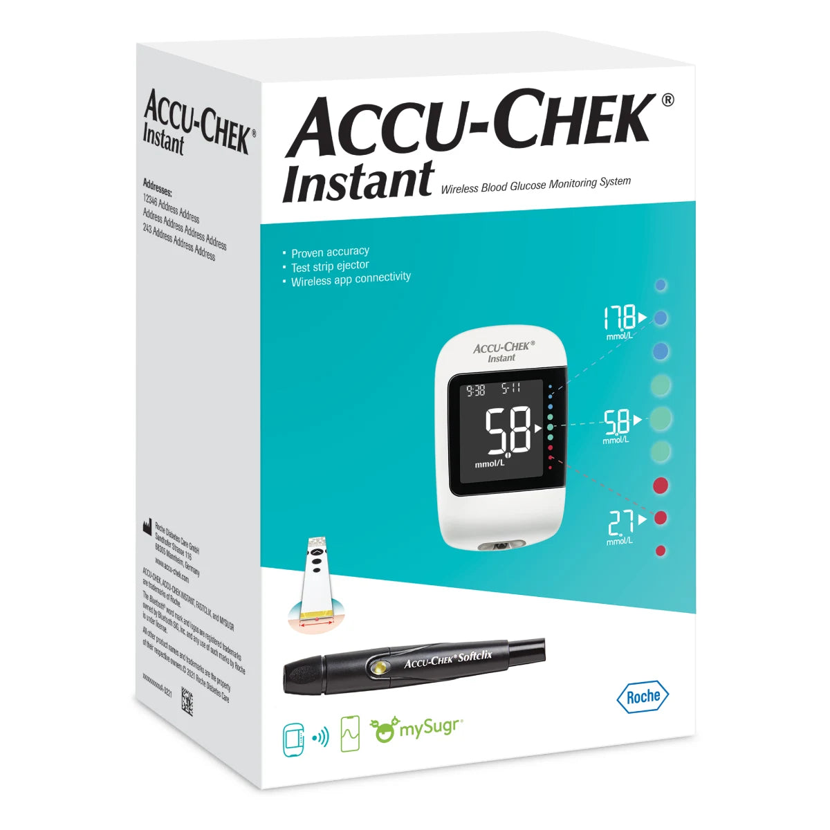 ACCU-Chek Instant verensokerimittari pakkaus