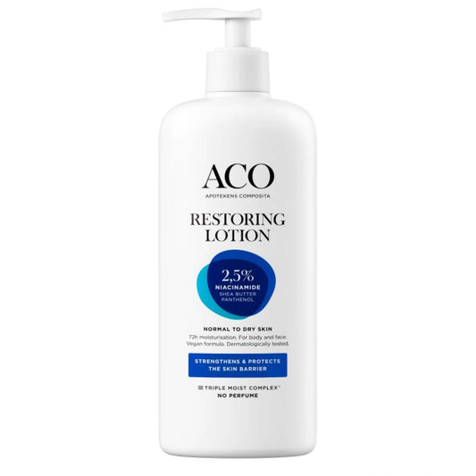 ACO Body Restoring Lotion Protect vartalovoide 300 ml kosteuttaa ihoa jopa 72 h ajan ja vahvistaa ihon omaa suojamuuria