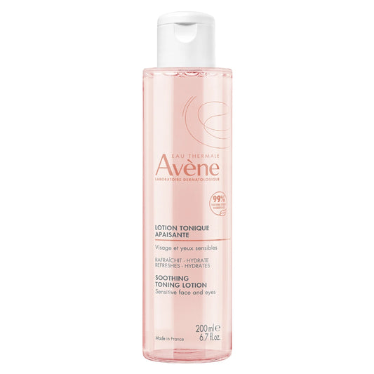 AVENE Soothing Toning Lotion kasvovesi 200 ml alkoholiton