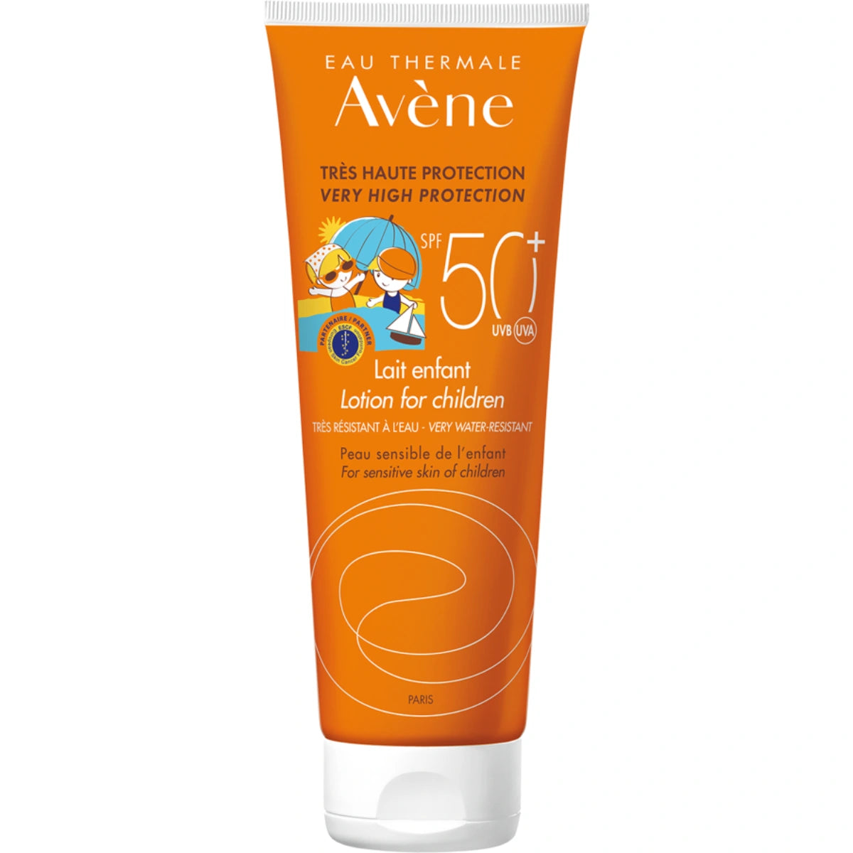 AVENE Sun Lotion Children SPF50+ aurinkosuojavoide lapsille 250 ml