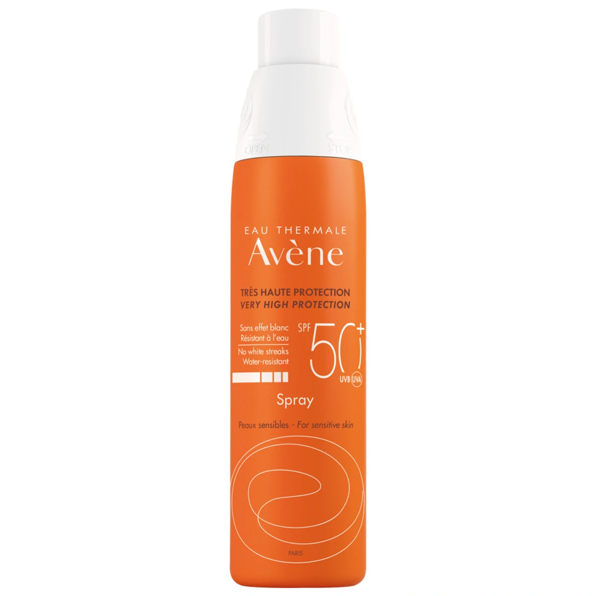 AVENE Sun Spray 50+aurinkosuojaspray kasvoille ja vartalolle 200 ml