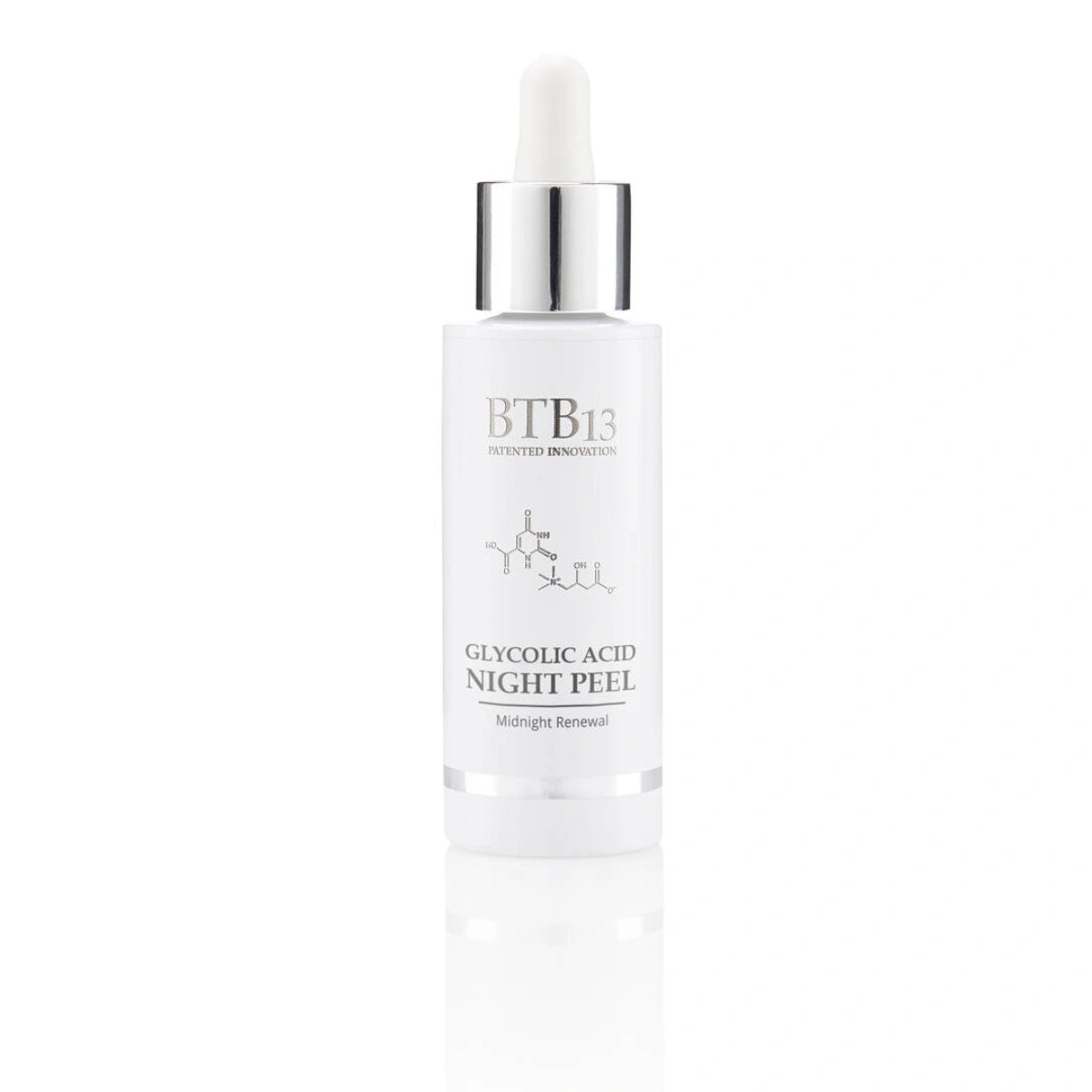 BTB13 Glycolic Acid Night Peel - Midnight Renewal 30 ml – ihoa kirkastava kuoriva yöseerumi