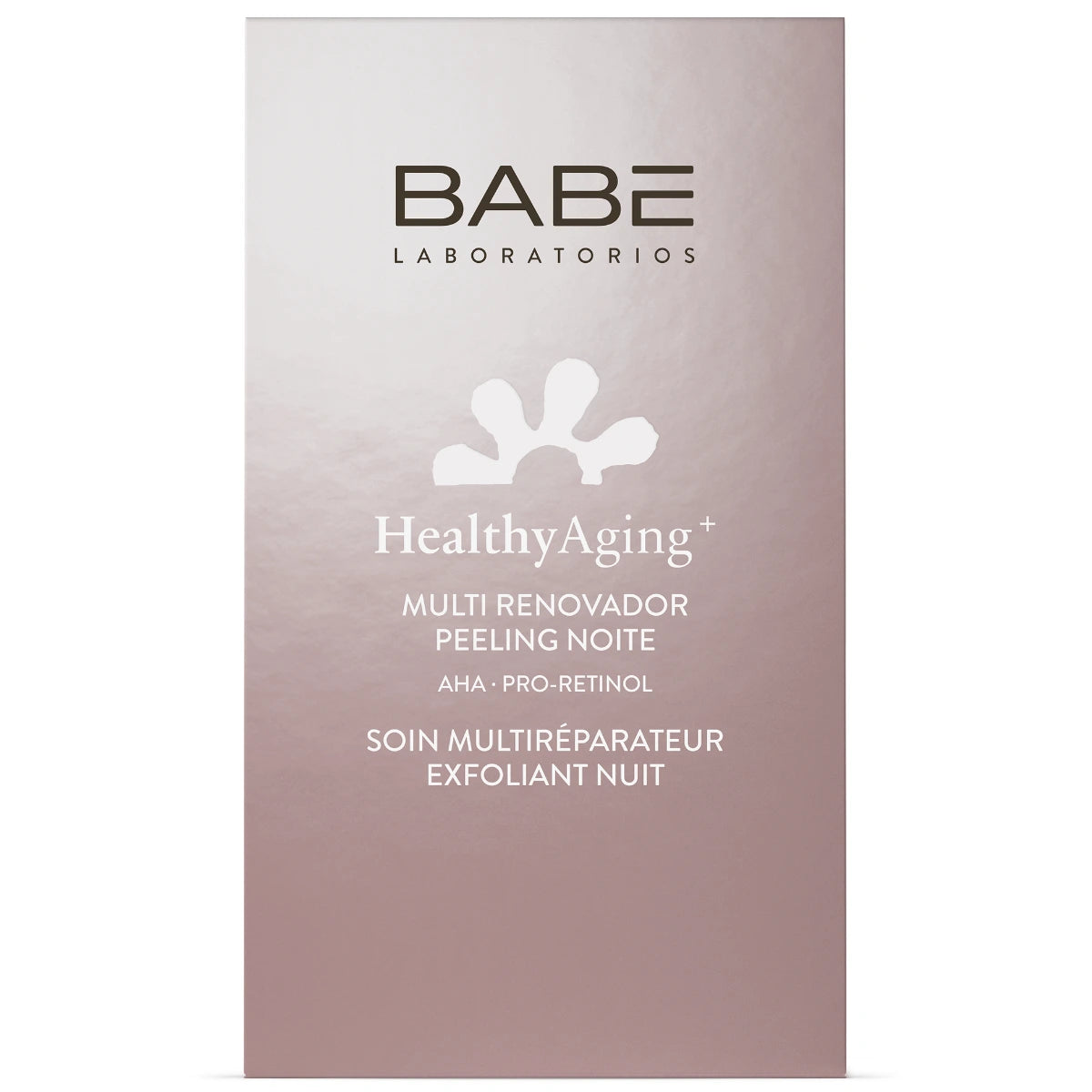 BABE HealthyAging+ Multi Renewal Night Peeling Serum 30 ml uudistaa ja tasoittaa ihon sävyä