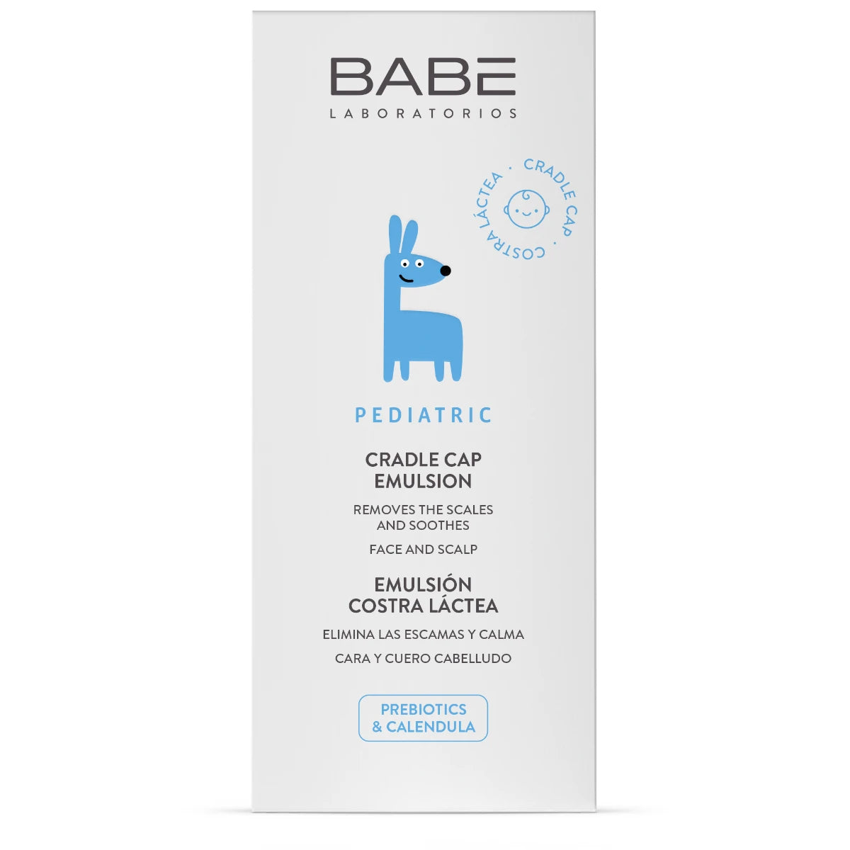 BABE Pediatric Cradle Cap Emulsion 50 ml poistaa karstaa päänahassa ja kasvoilla