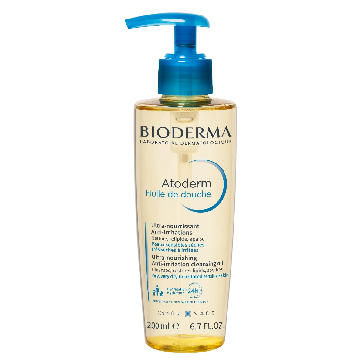 BIODERMA Atoderm Cleansing Oil suihkuöljy 200 ml ravitsee ja palauttaa lipidejä iholle