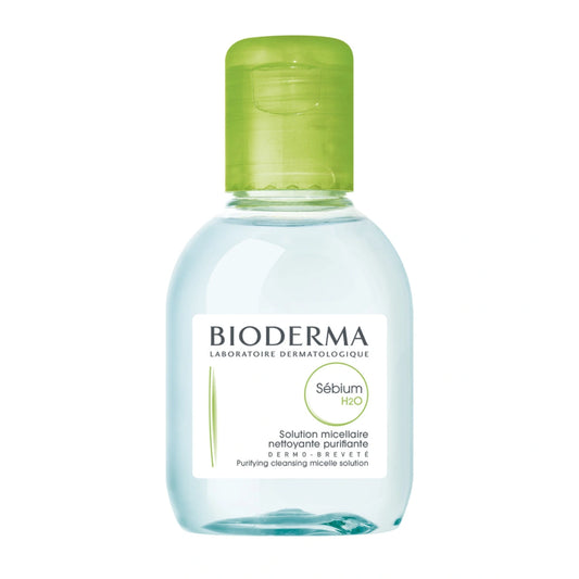 BIODERMA Sebium H2O misellivesi 100 ml puhdistusvesi rasvoittuvalle iholle, matkakoko