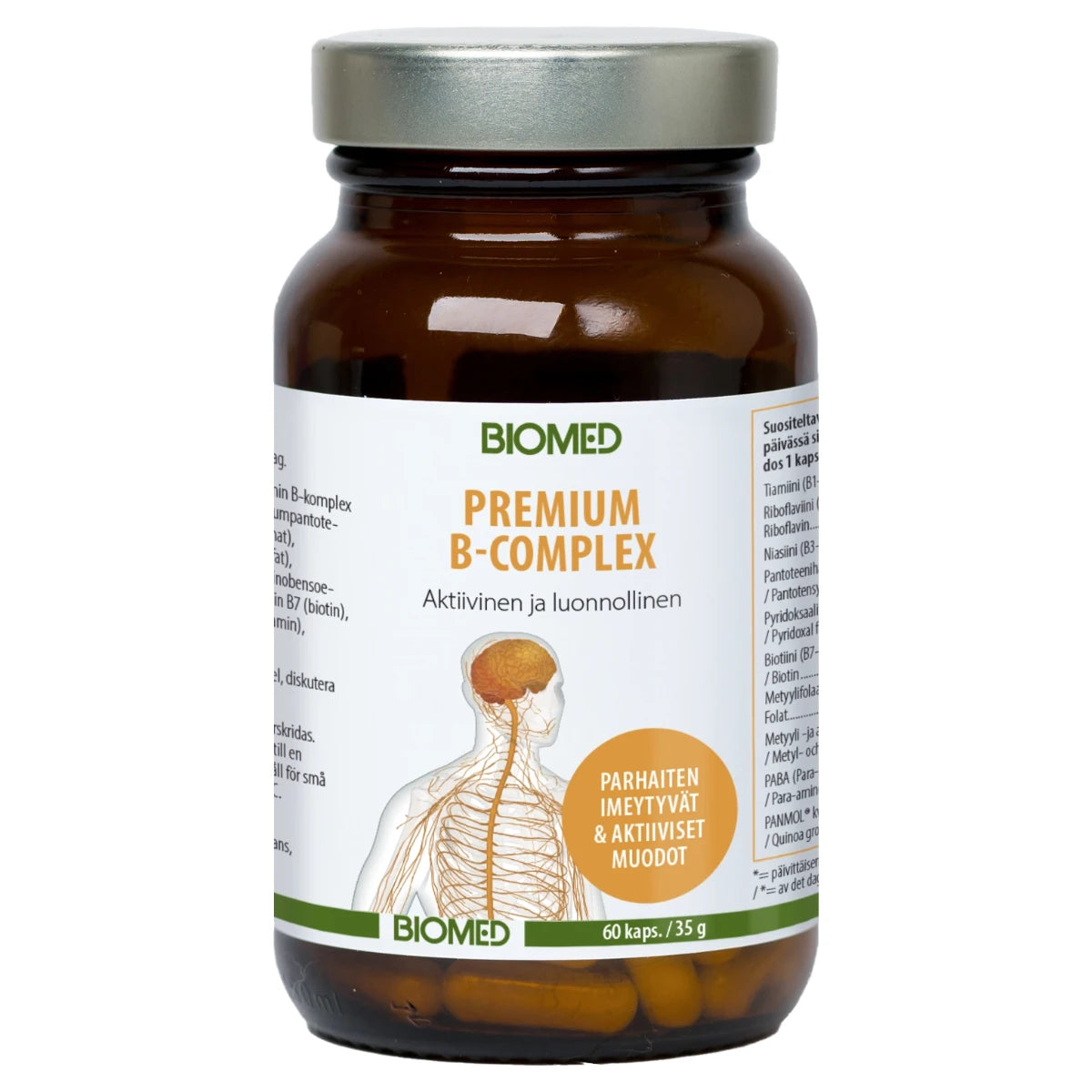 BIOMED Premium B-Complex kapseli 60 kpl