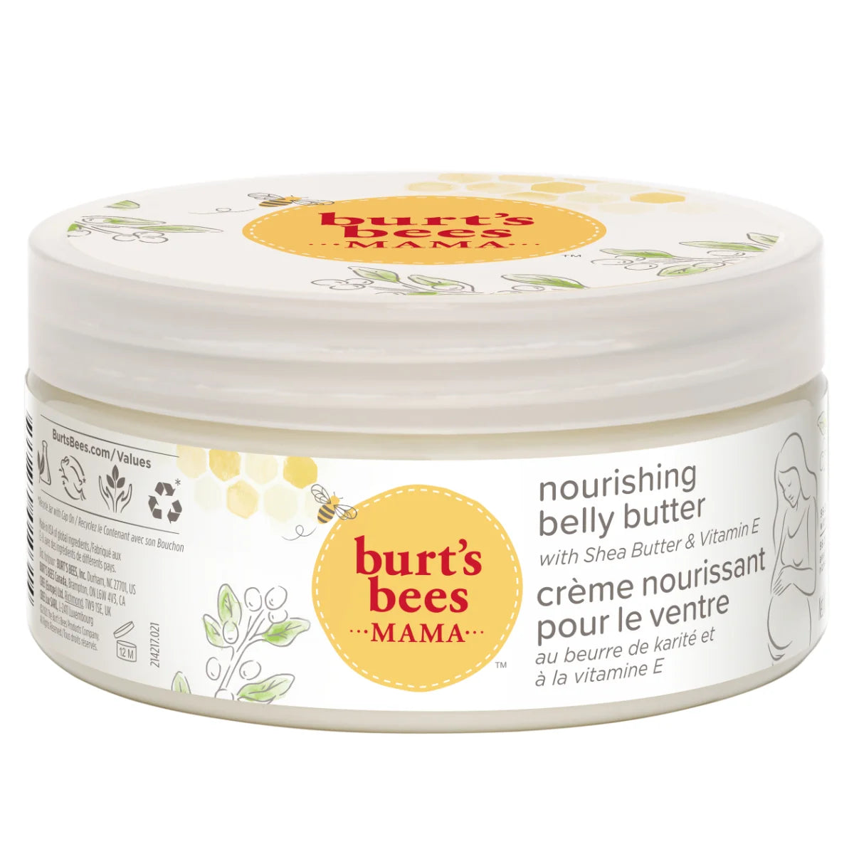 Burts Bees Mama Bee Belly Butter raskausajan vatsavoide 185 g