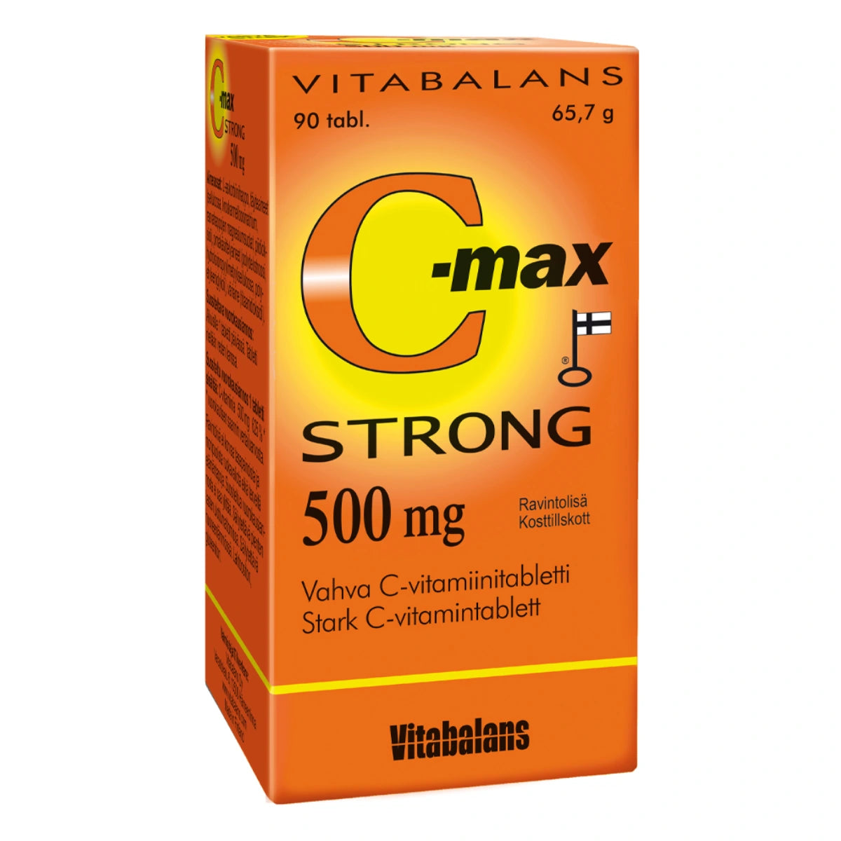 C-MAX Strong 500 mg C-vitamiinitabletti 90 kpl