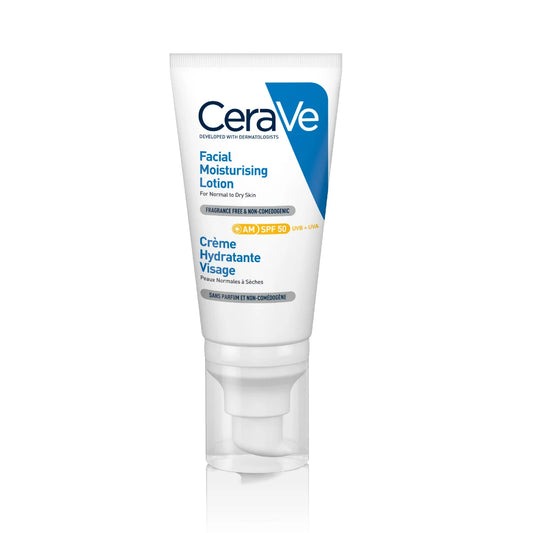 CERAVE Facial Moisturing Lotion SPF50 52 ml kosteusvoide normaalille ja kuivalle iholle