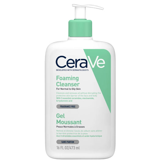 CERAVE Foaming Cleanser puhdistustuote 473 ml normaalille ja rasvoittuvalle iholle