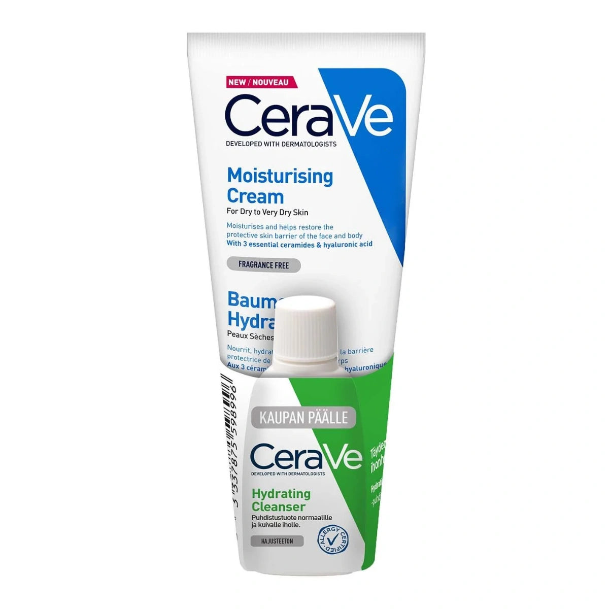 CERAVE Moisturising Cream 177 ml + Hydrating cleanser 20 ml