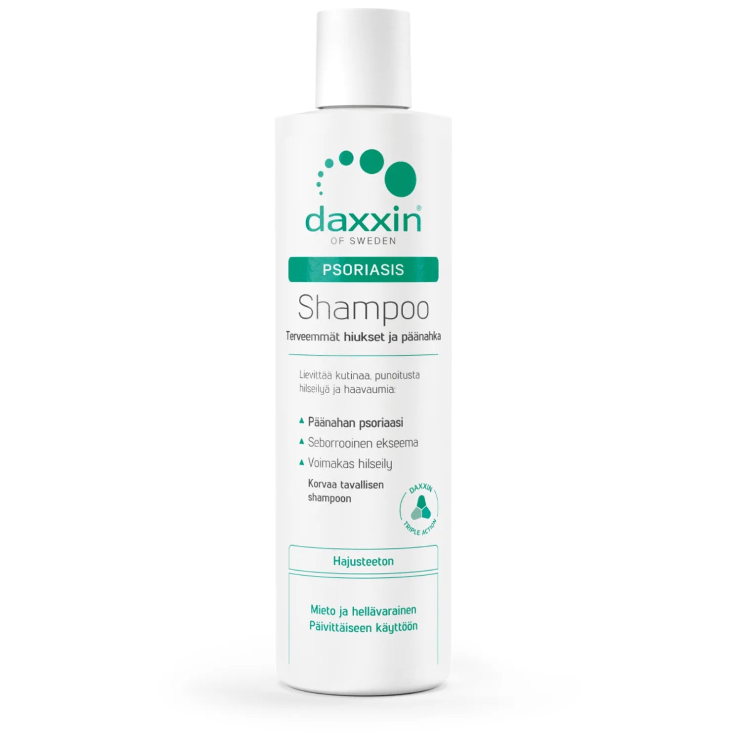 Daxxin Psoriasis Shampoo 300 ml – Hellävaraista hoitoa psoriasiksen oireisiin