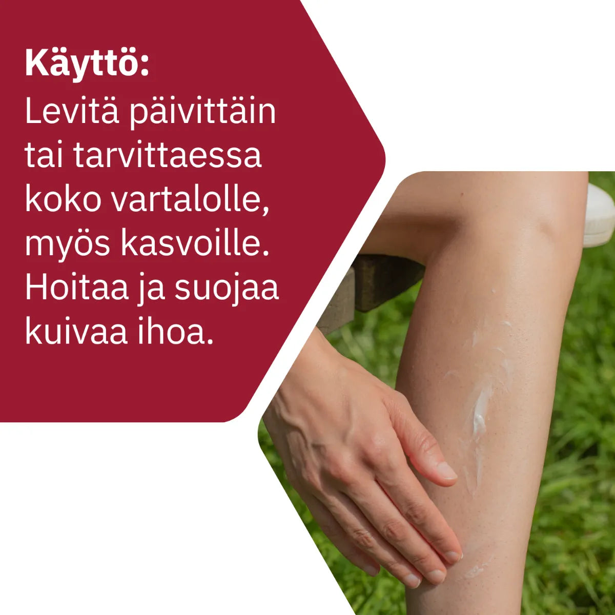 DECUBAL Original Clinic Cream emulsiovoide käyttö päivittäin koko vartalolle