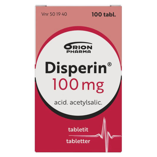 DISPERIN 100 mg tabletti 100 kpl