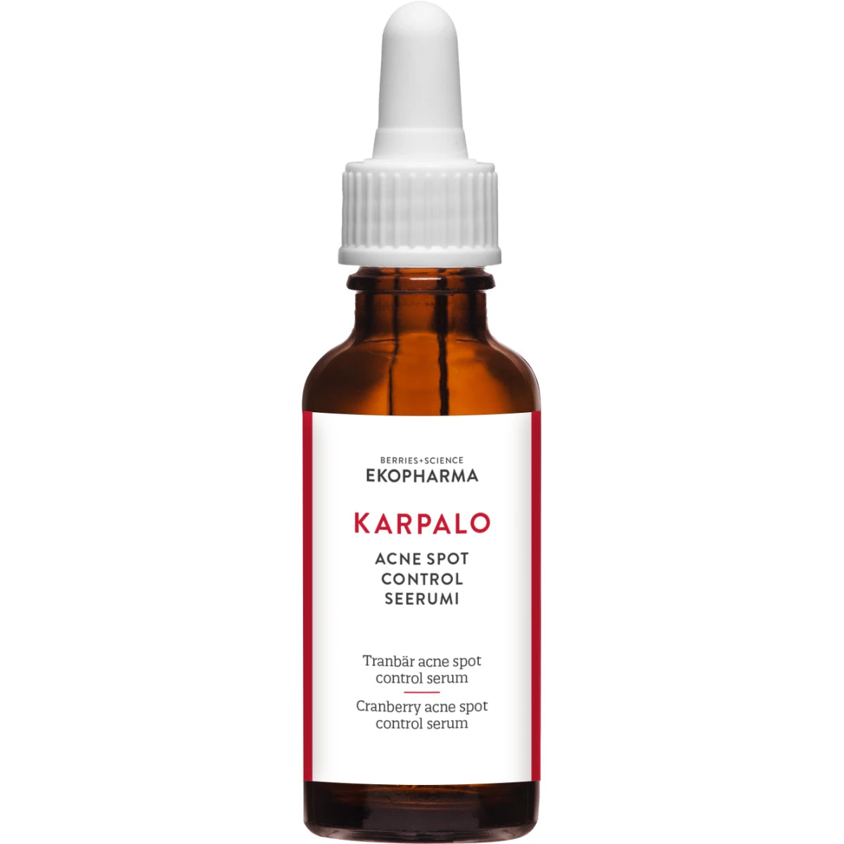 Ekopharma Karpalo Acne Spot Control Seerumi 30 ml – Epäpuhtauksien paikallishoito