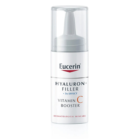 Eucerin Hyaluron-Filler Vitamin C Booster 30 ml on tehokas C-vitamiiniseerumi ikääntymisen merkkejä vastaan