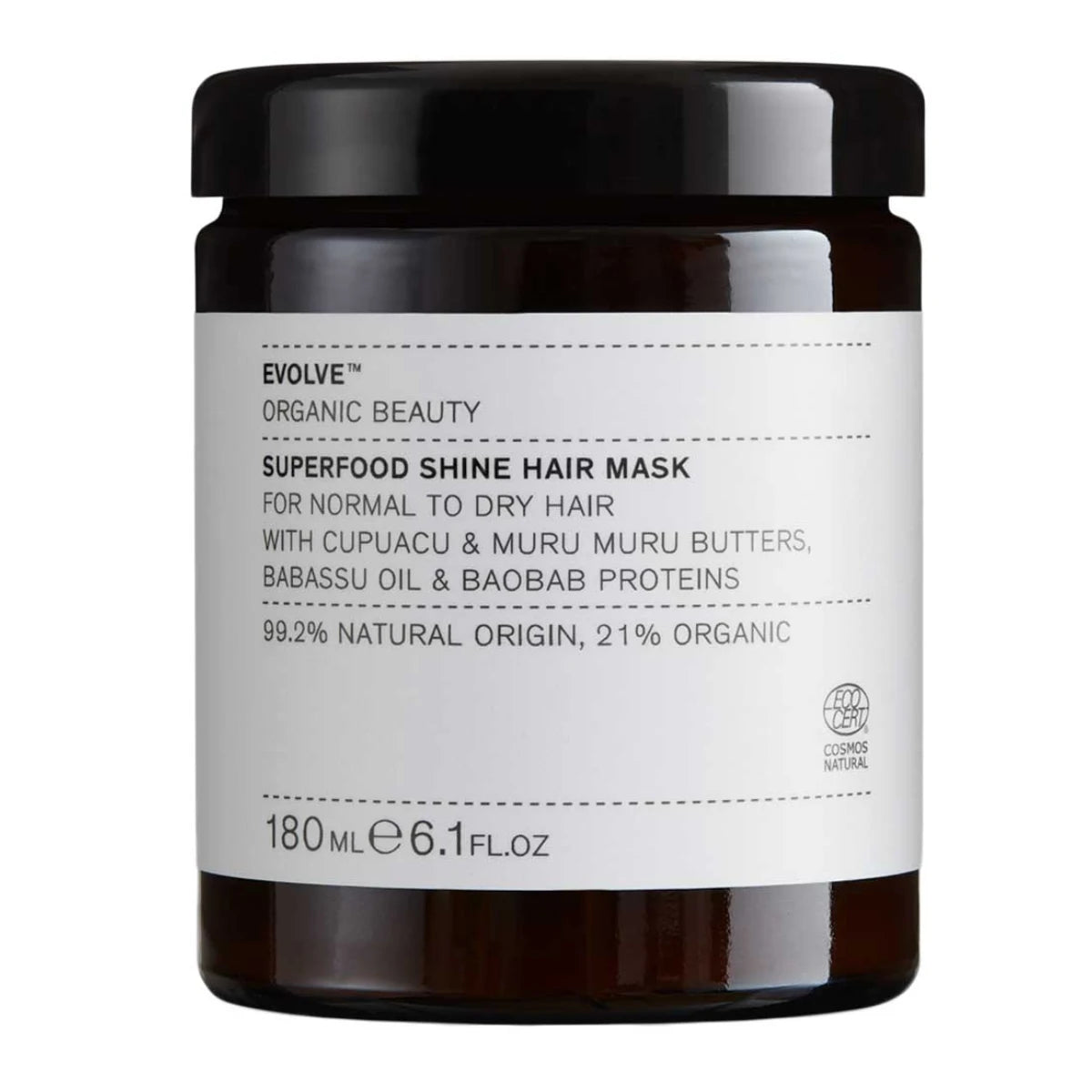 EVOLVE Superfood Shine Hair Mask hiusnaamio 180 ml normaaleille ja kuiville hiuksille