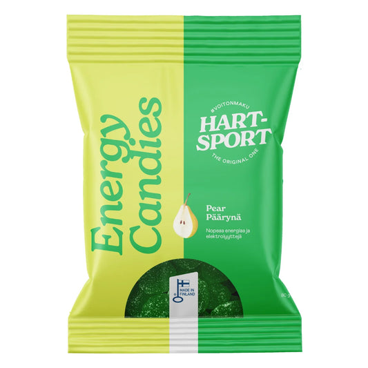 Hart-Sport Energiakarkit Päärynä 80 g nopeaa energiaa ja eletrolyyttejä antavat energiapalat