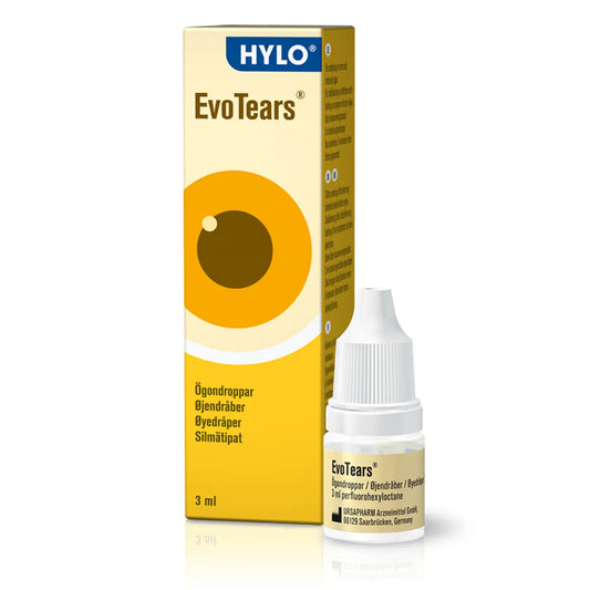 Hylo EvoTears Silmätipat 3 ml – Täsmähoitoa kuiville ja vuotaville silmille