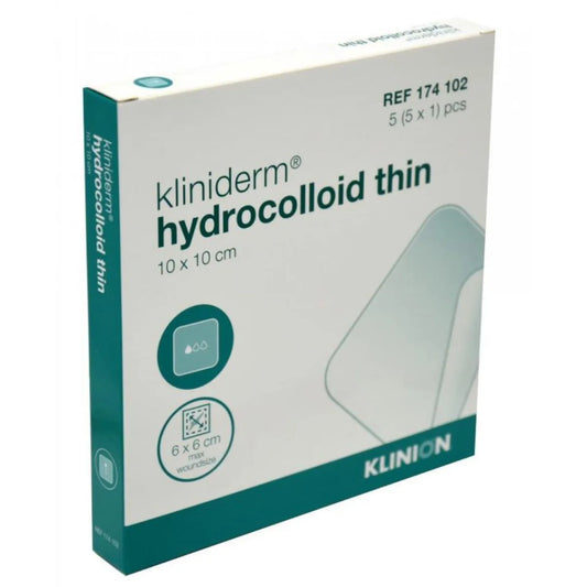 Kliniderm Hydro Thin hydrokolloidisidos 10 x 10 cm 5 kpl