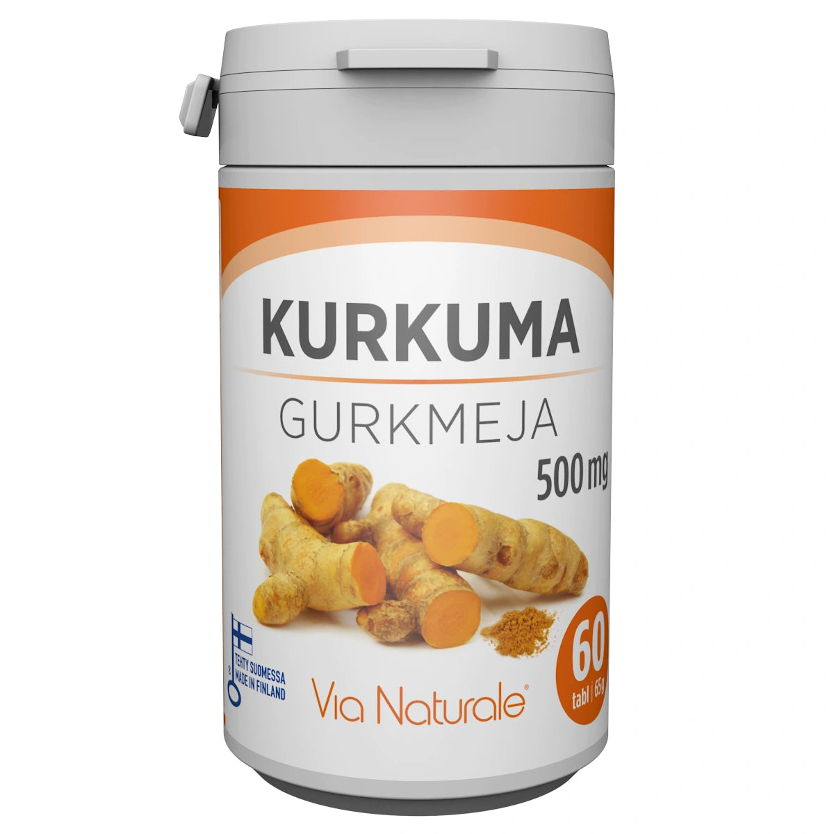 KURKUMA 500 mg tabletti 60 kpl kurkumajauhetta sisältävä tabletti