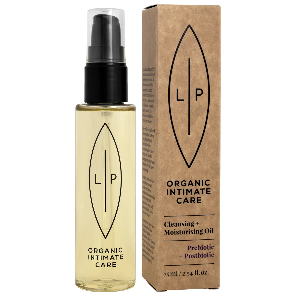 LIP Cleansing + Moisturising Oil Prebiotic + Postbiotic intiimipuhdistusöljy 75 ml