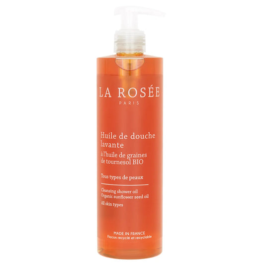 La Rosée Refillable Cleansing Shower Oil 400 ml – Suihkuöljy kasvoille ja vartalolle