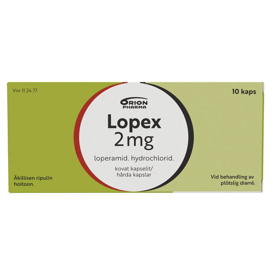 LOPEX 2 mg kapseli, kova 10 kpl ripulin hoitoon