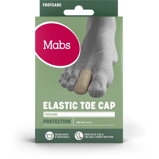 Mabs FootCare Joustava varpaansuojus pehmeästä geelistä suojaamaan varvasta ja kynttä hankaukselta