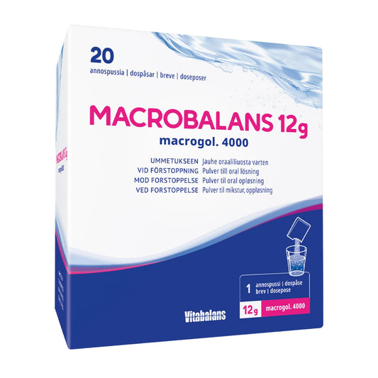 Macrobalans 12 g annosjauhe 20 kpl ummetukseen