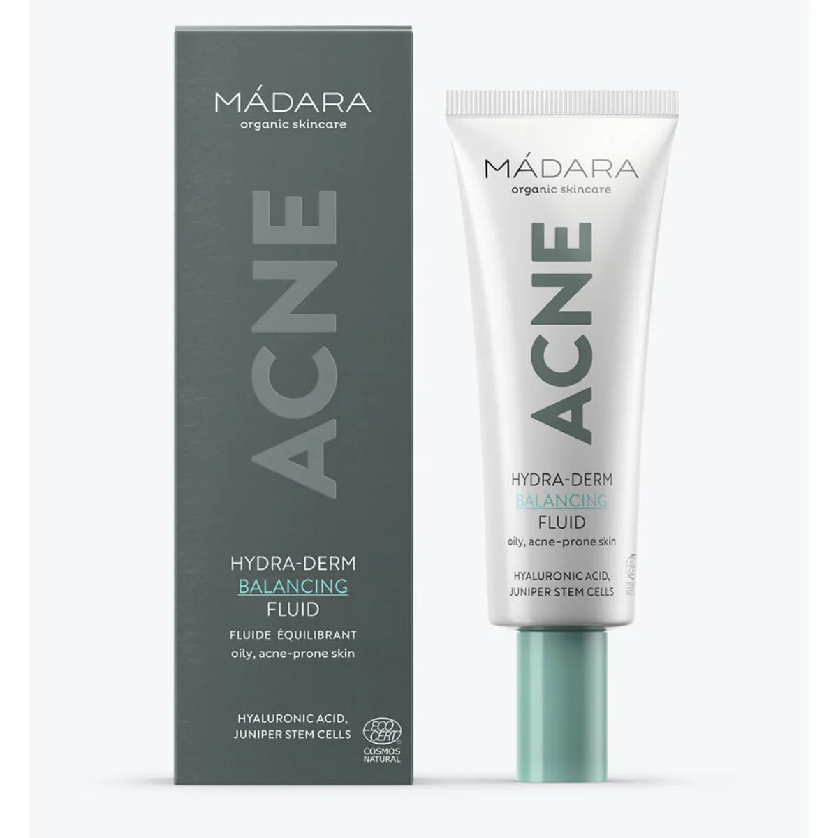 MADARA Acne Hydra-Derm fluidi 40 ml sisältää hyaluronihappoa