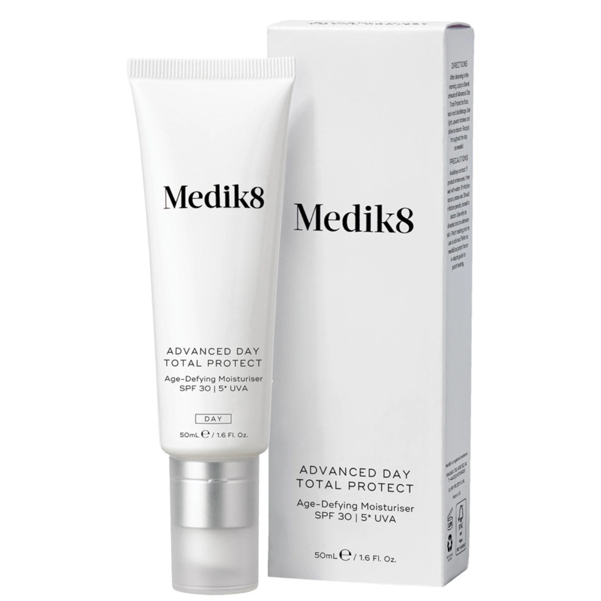 MEDIK8 Advanced Day Total Protect SPF 30 50 ml kosteuttaa ja suojaa ihoa ikääntymiseltä