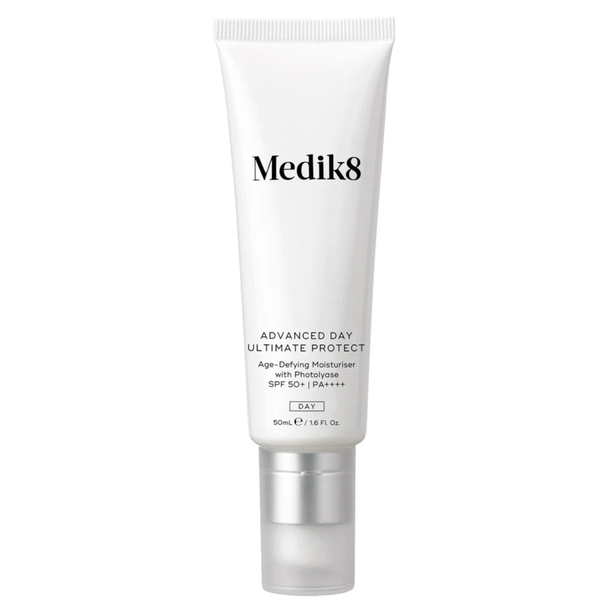 MEDIK8 Advanced Day Ultimate Protect SPF50 50 ml on kattava suoja auringonvaloa ja ympäristön saasteita vastaan