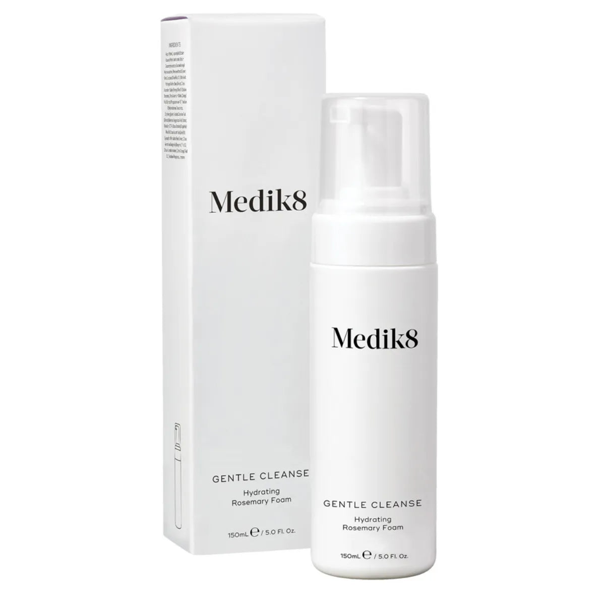 Medik8 Gentle Cleanse 150 ml – Kosteuttava rosmariinipuhdistusvaahto herkälle iholle