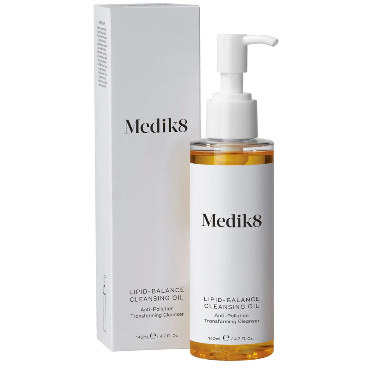 MEDIK8 Lipid-Balance Cleansing Oil 140 ml soveltuu täydellisesti kaksoispuhdistukseen