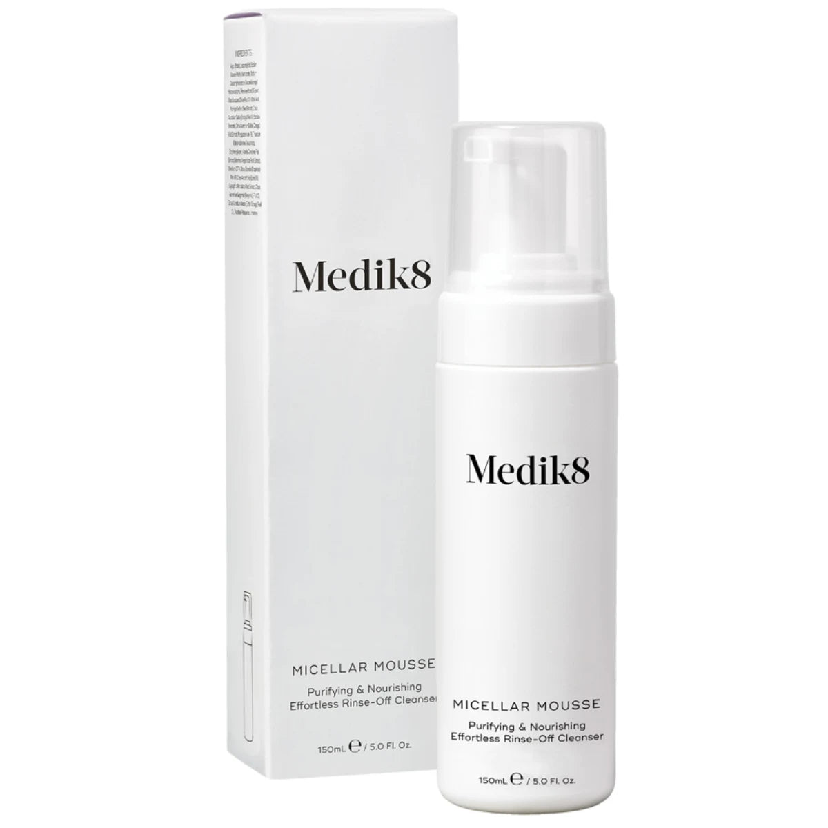 MEDIK8 Micellar Mousse 150 ml edistyksellinen miselliteknologia puhdistaa tehokkaasti ja vaivattomasti