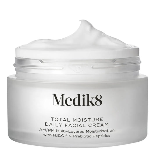 MEDIK8 Total Moisture Daily Facial Cream 50 ml syväkosteuttava prebioottinen päivävoide