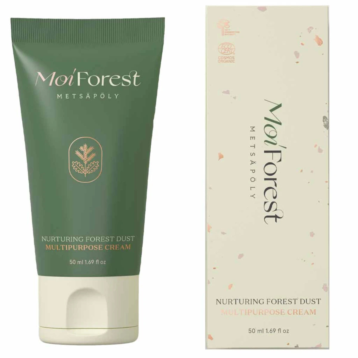 Moi Forest Forest Dust Multipurpose Cream 50 ml – vahvistaa ihoa metsäpölyuutteella