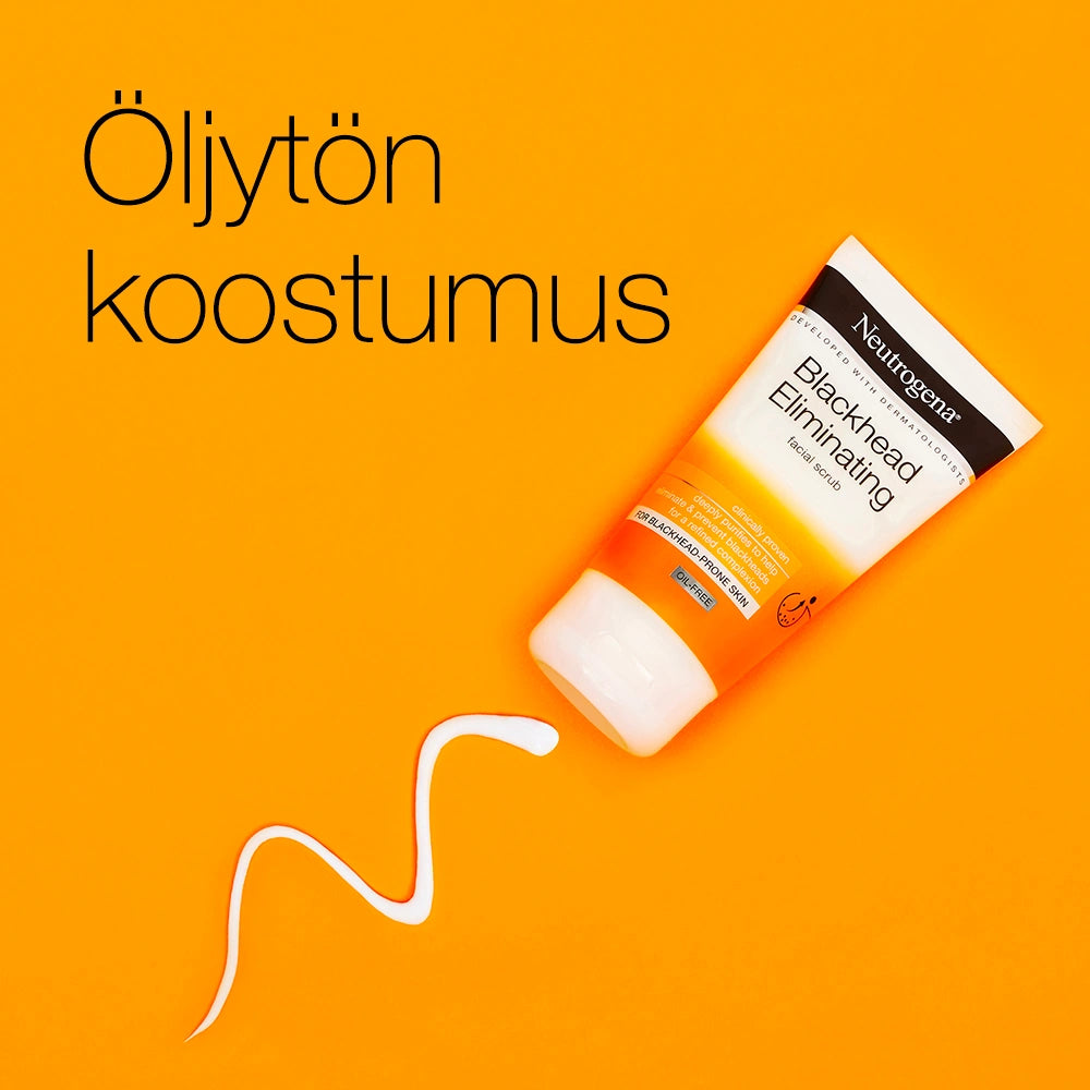 NEUTROGENA Blackhead Eliminating Facial Scrub öljytön koostumus