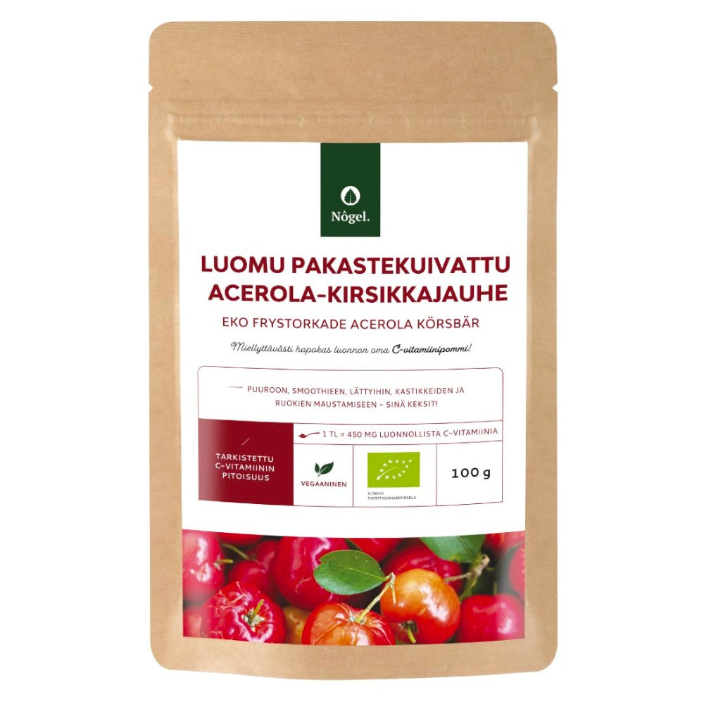 NOGEL Luomu Acerola-kirsikkajauhe 100 g