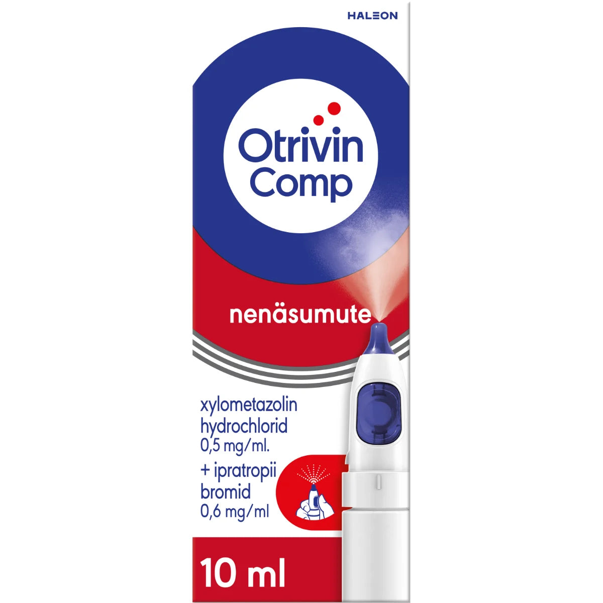 OTRIVIN COMP nenäsumute, liuos 0,5/0,6 mg/ml Khone-pumppu 10 ml