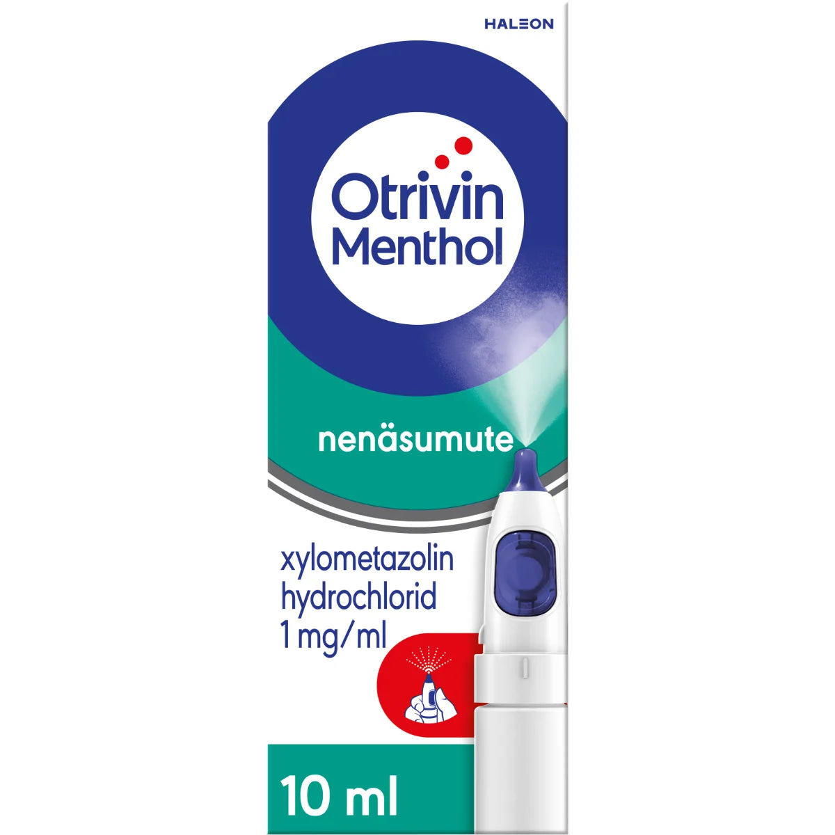 OTRIVIN MENTHOL SÄILYTYSAINEETON nenäsumute, liuos 1 mg/ml Khone-pumppu 10 ml