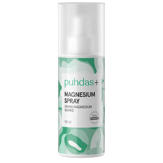 PUHDAS+ Magnesium Spray 150 ml vahva magnesium suihke