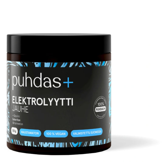 PUHDAS+ Elektrolyyttijauhe 120 g kehon nesteytykseen