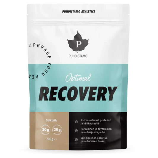 Puhdistamo Athletics Optimal Hera Recovery Suklaa 700 g – Palautusjuomajauhe