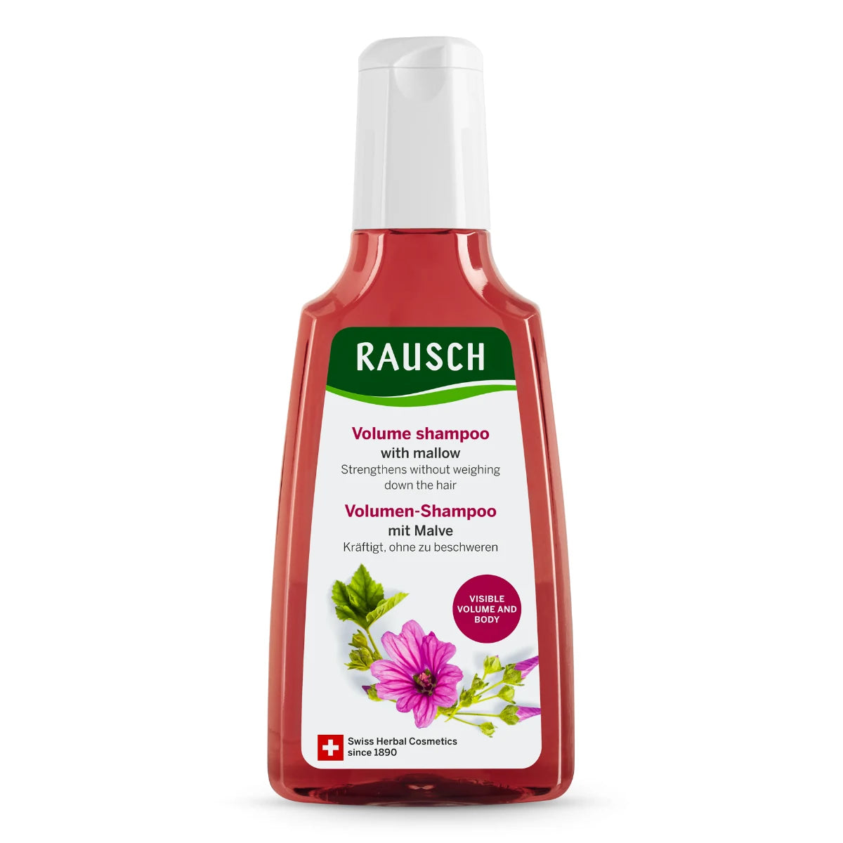 Rausch Tuuheuttava Malva Shampoo 200 ml – Luonnollista tuuheutta hennoille hiuksille